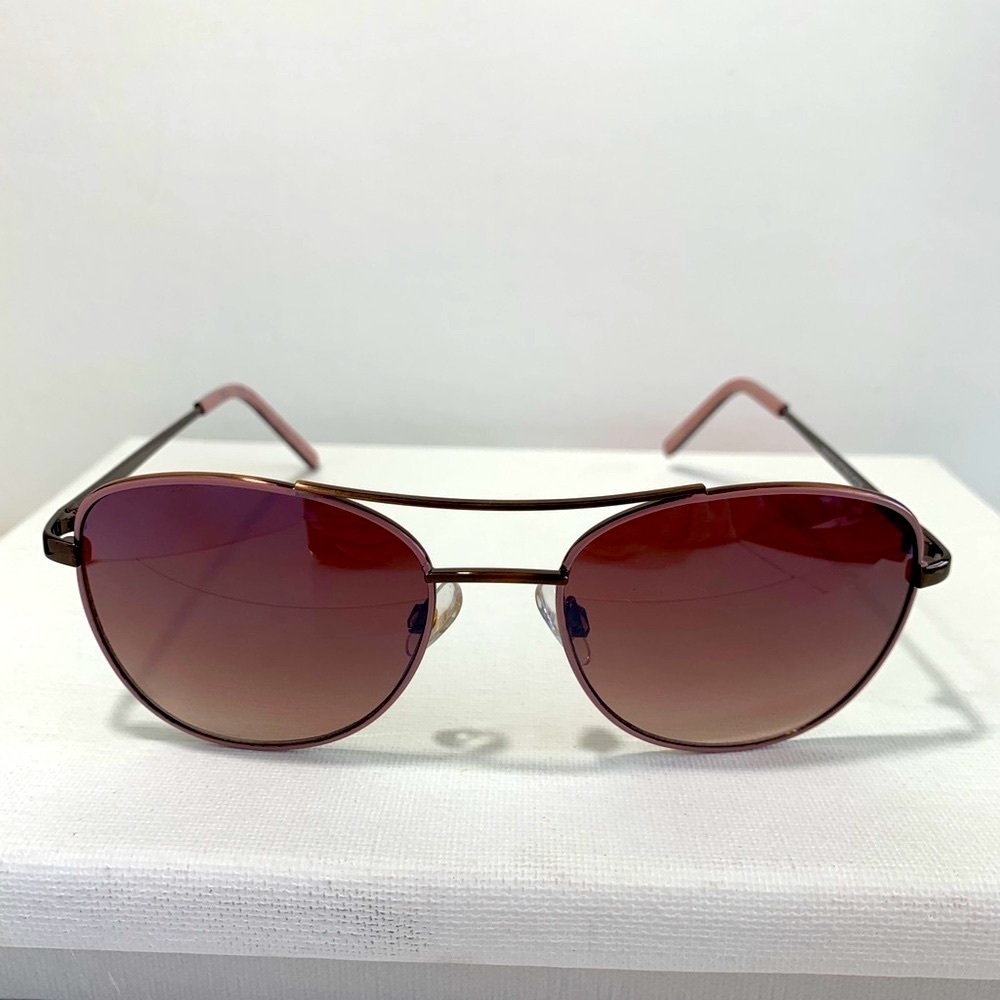 New copper and pink aviator sunglasses